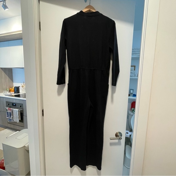 Vintage black jersey jumpsuit - Picture 7 of 8